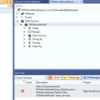 Image of visual studio showing FMVehicleModel table, but compiler error saying it does not exist.