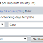 DISTINGUISH WORKING VS NON-WORKING DAYS/HOURS: PERFORM CUSTOM