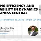 Enhancing Operational Efficiency and Profitability in Dynamics 365 Business Central: A Holistic Approach