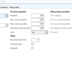 inconsistency between purchase order line quantity and inventory