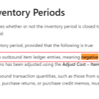 Negative remaining quantity for negative adjustment does not