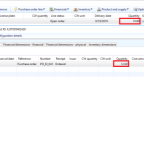 inconsistency between purchase order line quantity and inventory