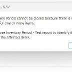 Closing Inventory Period